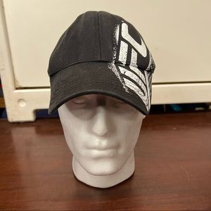 Bio Domes UFC One Size Fits Most black and white ball cap hat